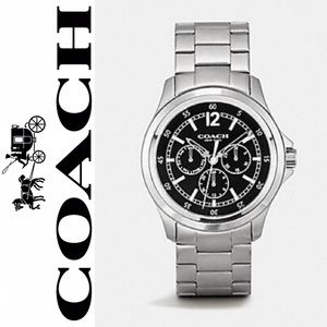 COACH BARROW STAINLESS STEEL MULTIFUNCTION